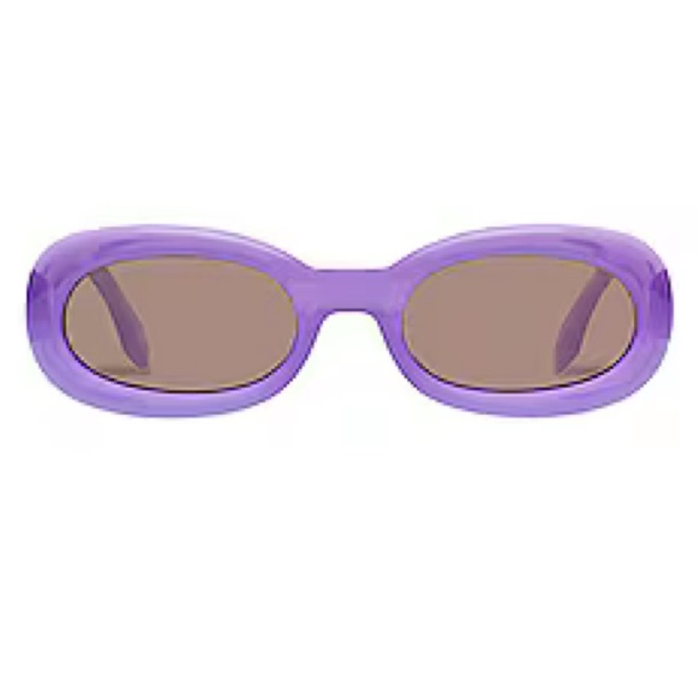 Outta Trash Sunglasses in Wisteria & Tan Tint from Le Specs